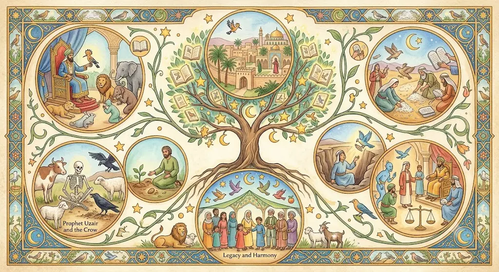 Bird Stories in the Quran for Kids — Ababil, Hudhud, and the Birds of Prophet Ibrahim