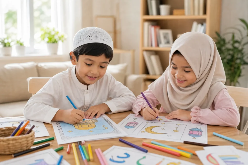 Islamic Worksheets for Kids — Free Printables for Parents