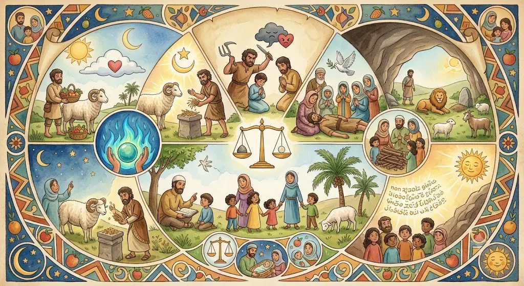 The Habeel and Qabeel Story in the Quran for Kids