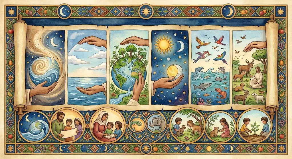 The Quran Creation Story for Kids — How Allah Made Everything from Nothing