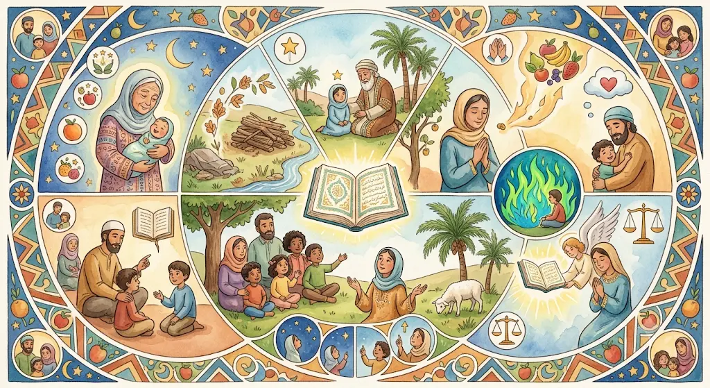 The Story of Maryam in the Quran for Kids
