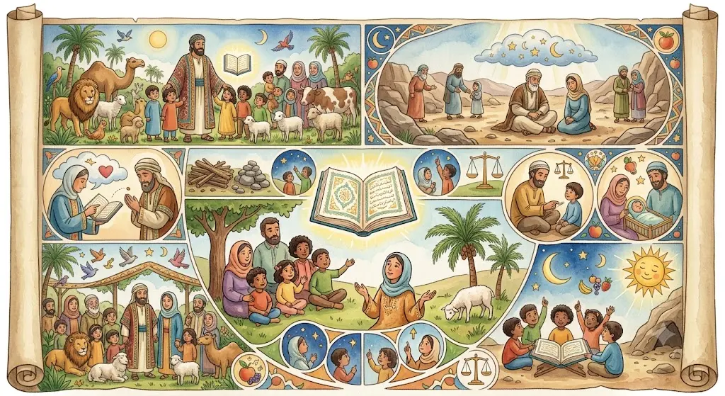 The Story of Prophet Ayyub in the Quran for Kids
