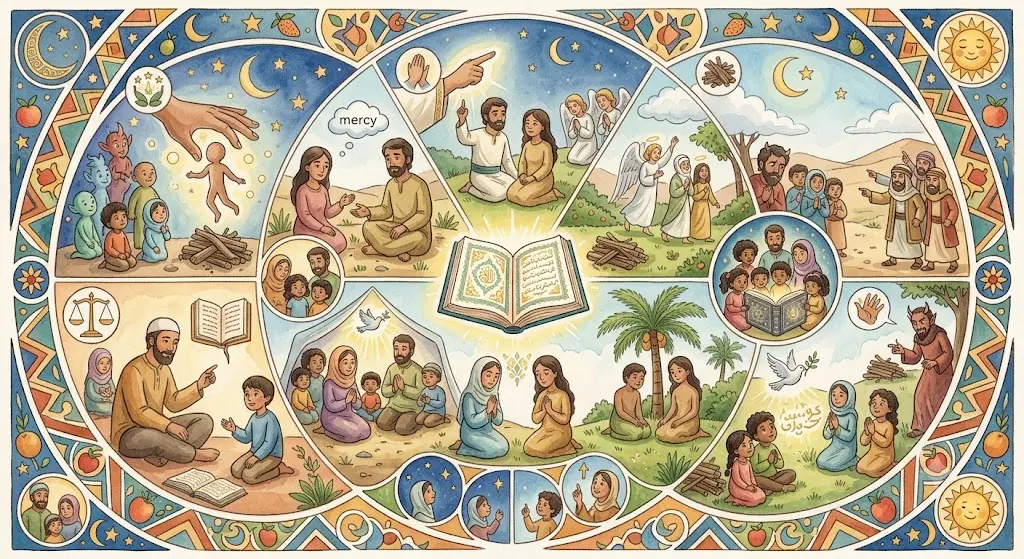 The Story of Satan in the Quran for Kids