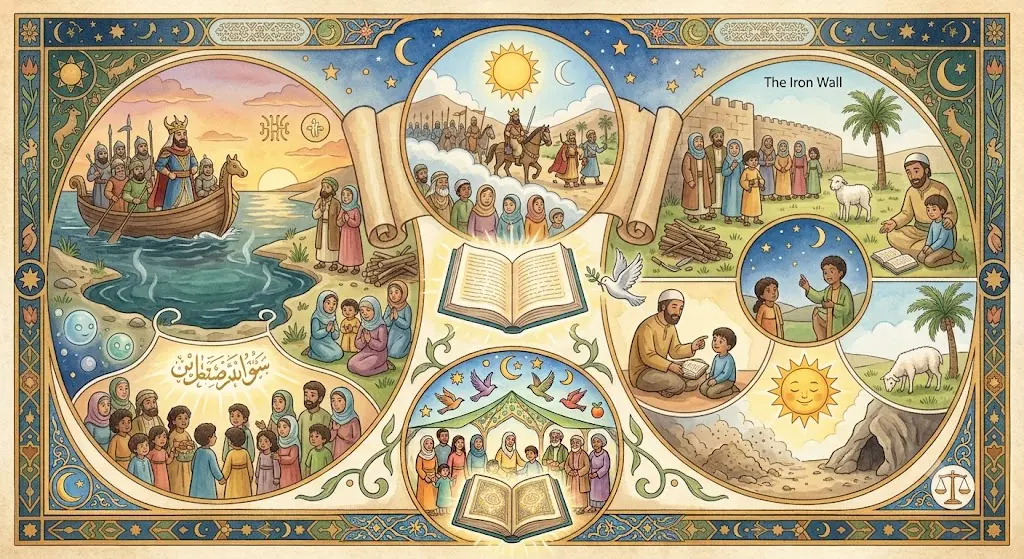The Story of Zulqarnain in the Quran for Kids