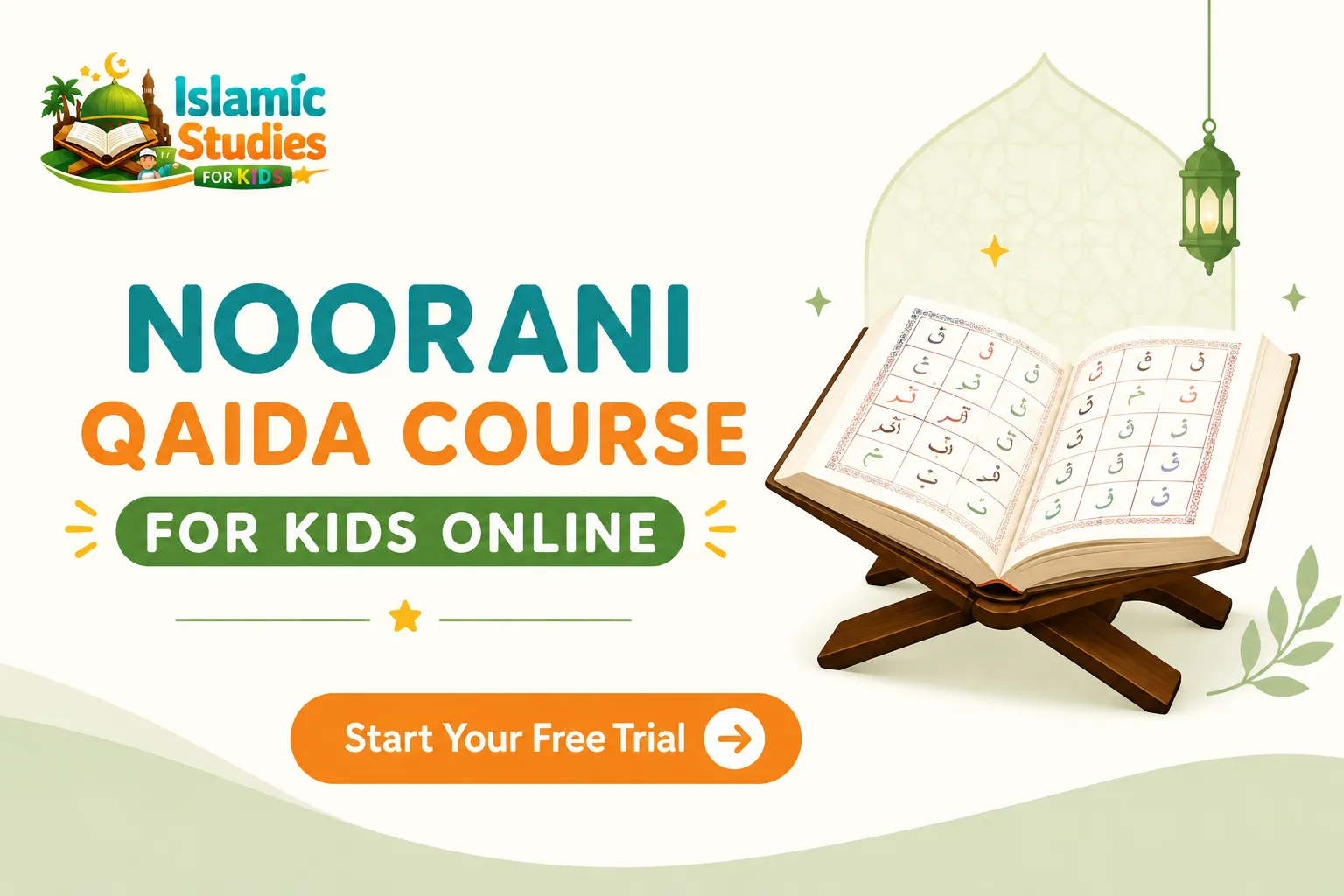 Noorani Qaida course for Kids Online