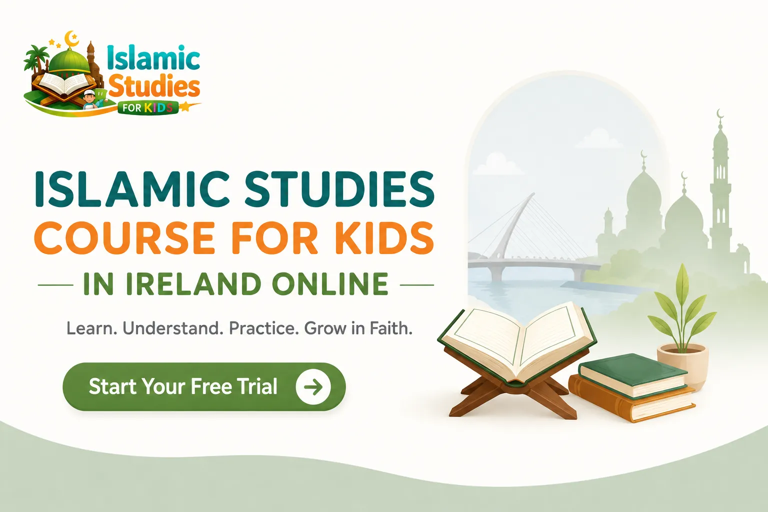 Islamic Studies Course for Kids in Ireland Online