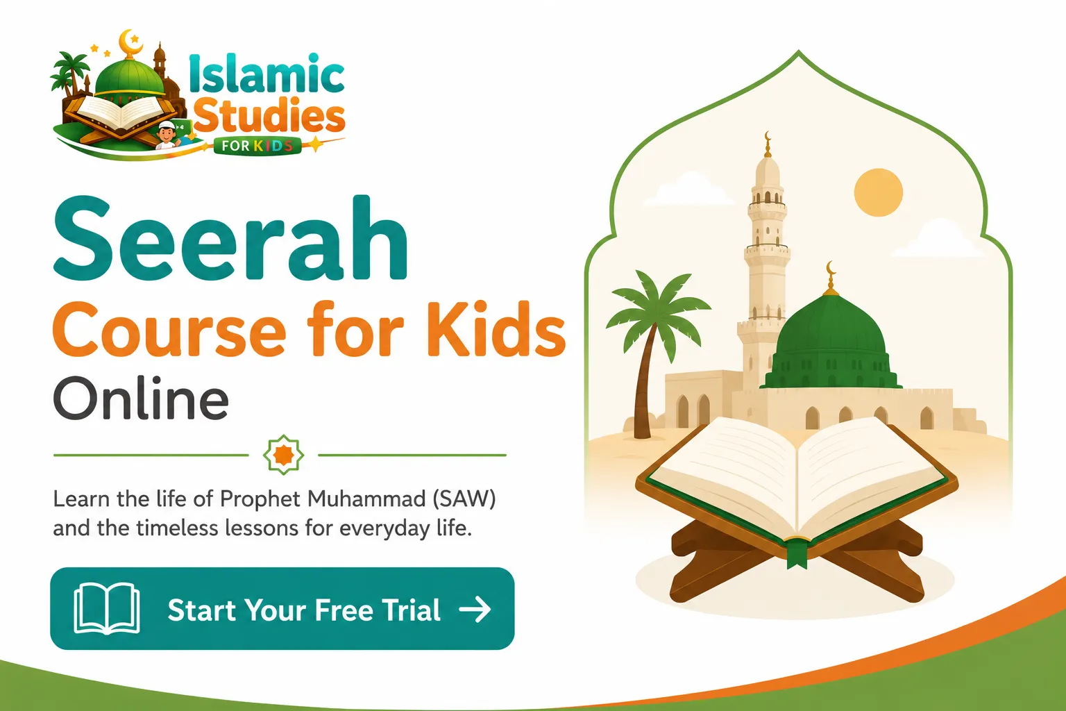 Seerah course for Kids Online