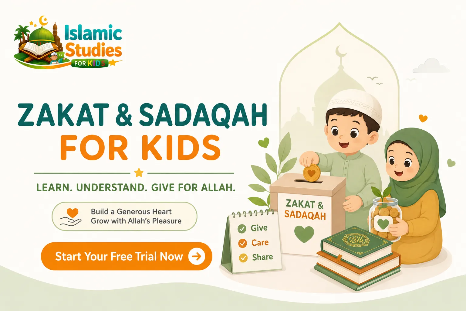 Zakat & Sadaqah for Kids Course