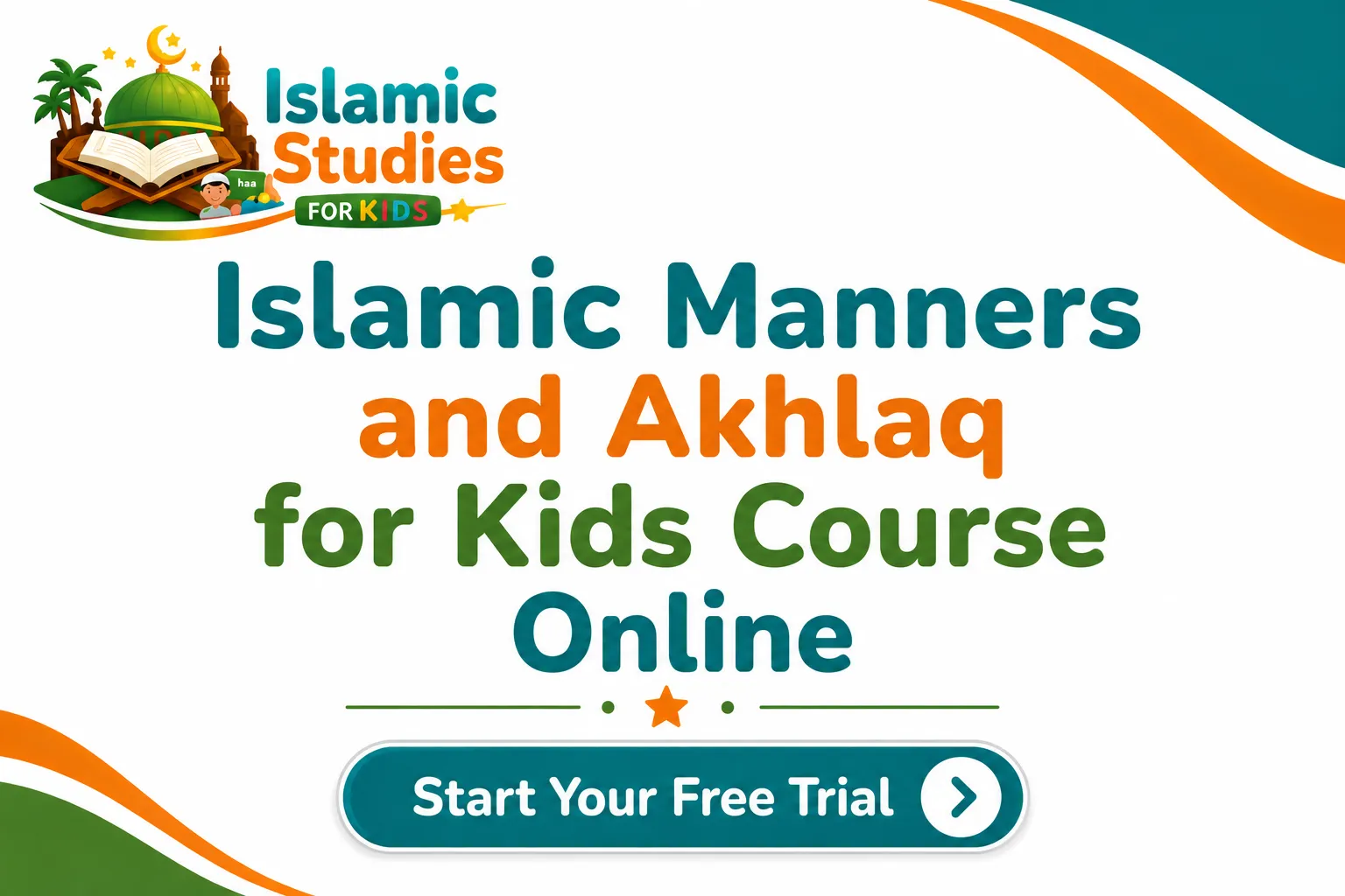 Islamic Manners and Akhlaq for Kids Course Online