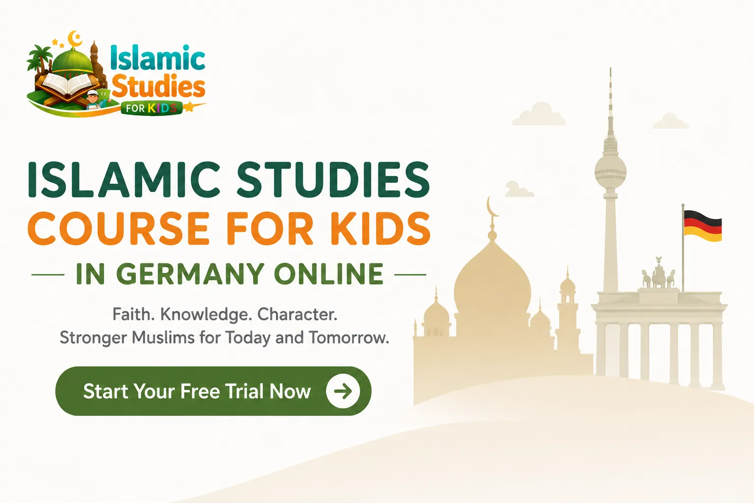Islamic Studies Course for Kids in Germany Online