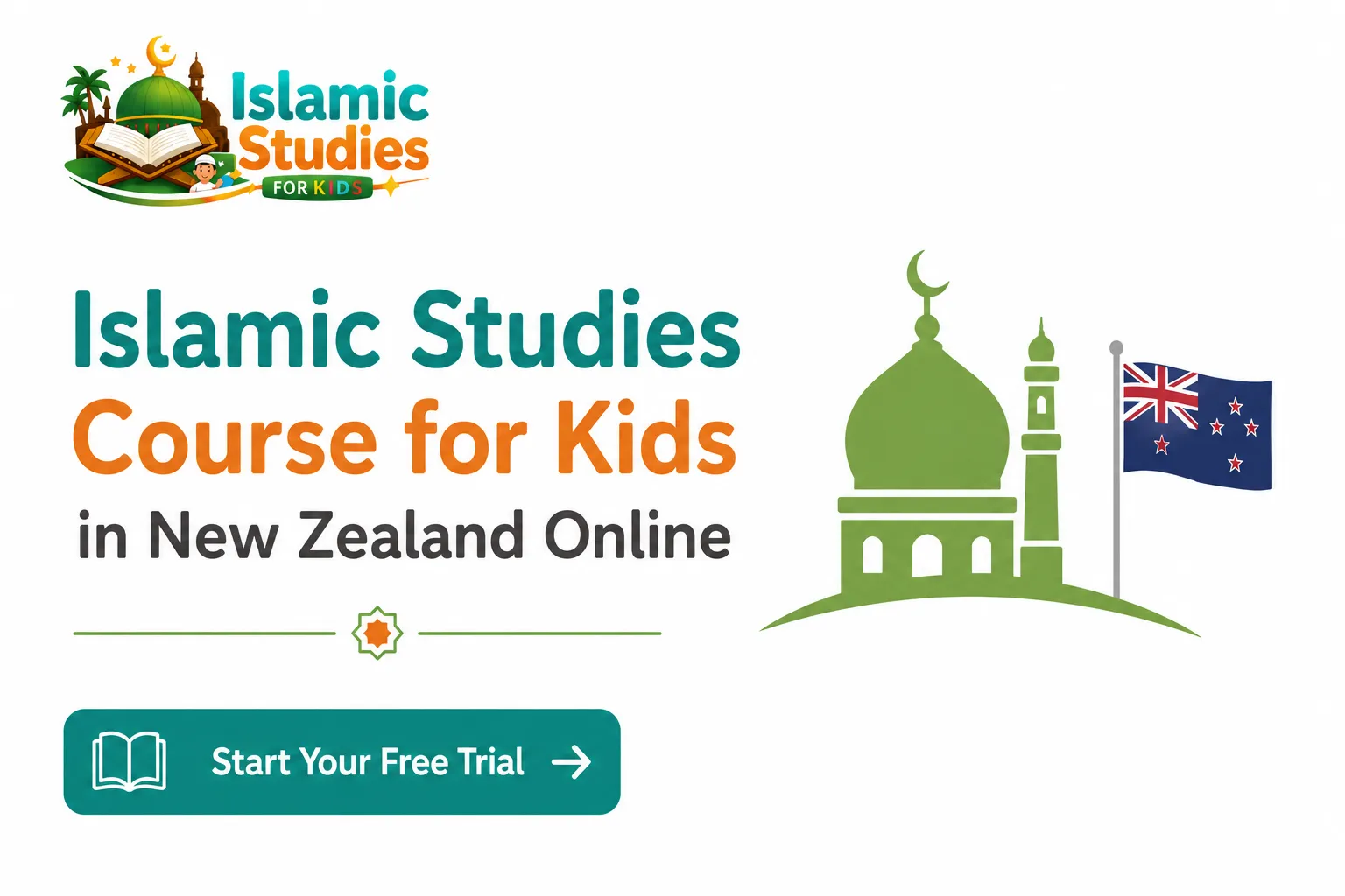 Islamic Studies Course for Kids in New Zealand Online