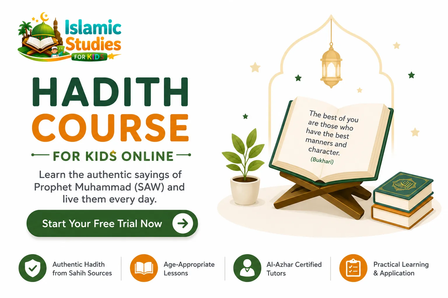 Hadith course for Kids Online