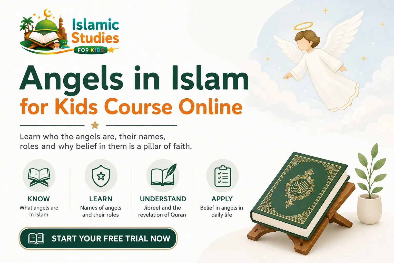 Angels in Islam for Kids Course Online