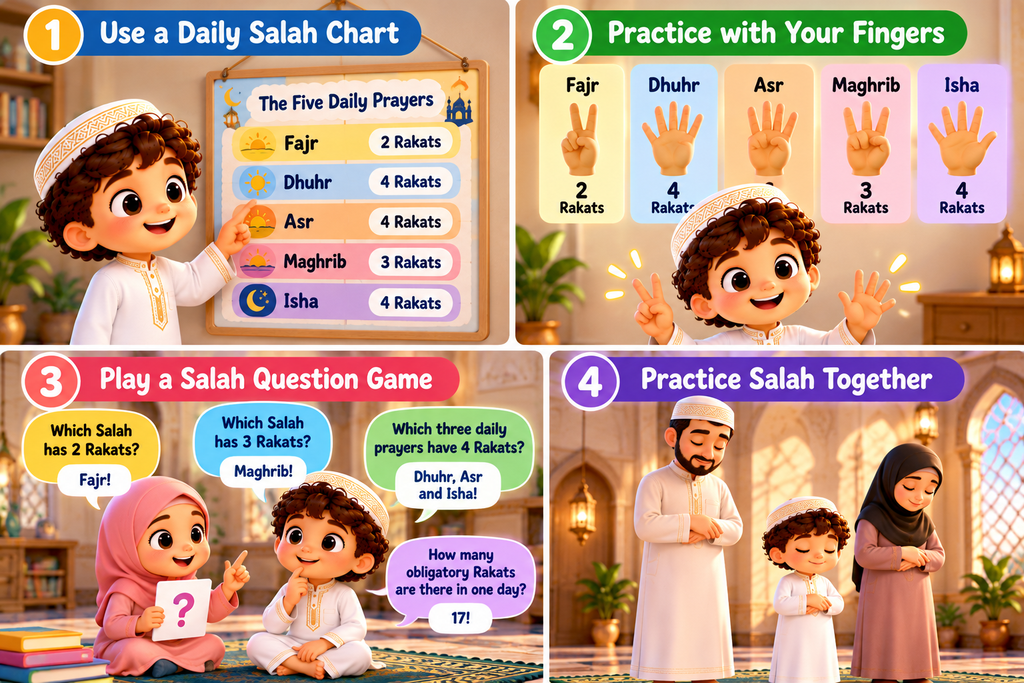 How Many Rakats In Each Salah For Kids? – Easy Prayer Chart And Guide 12 image 123