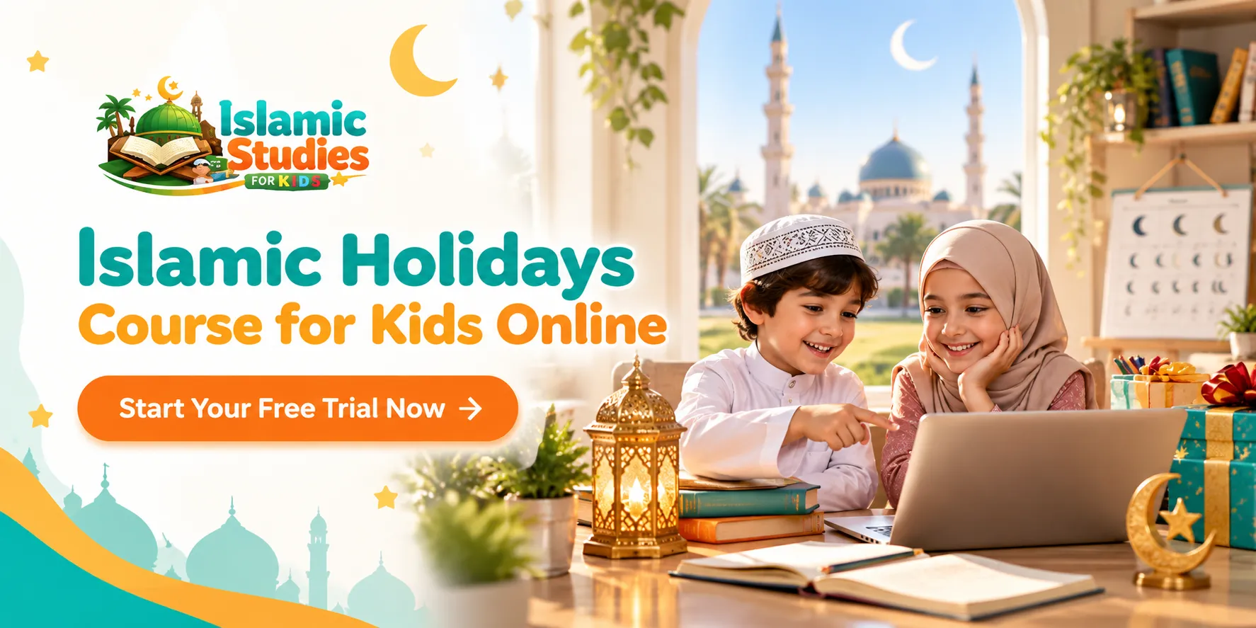 Islamic Holidays course for Kids Online